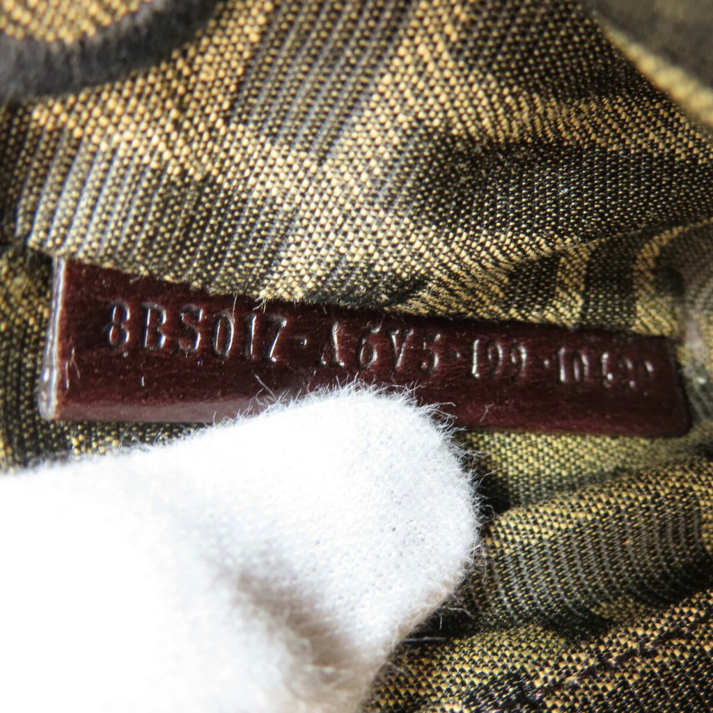 FDI Zucca pattern shoulder bag canvas for women