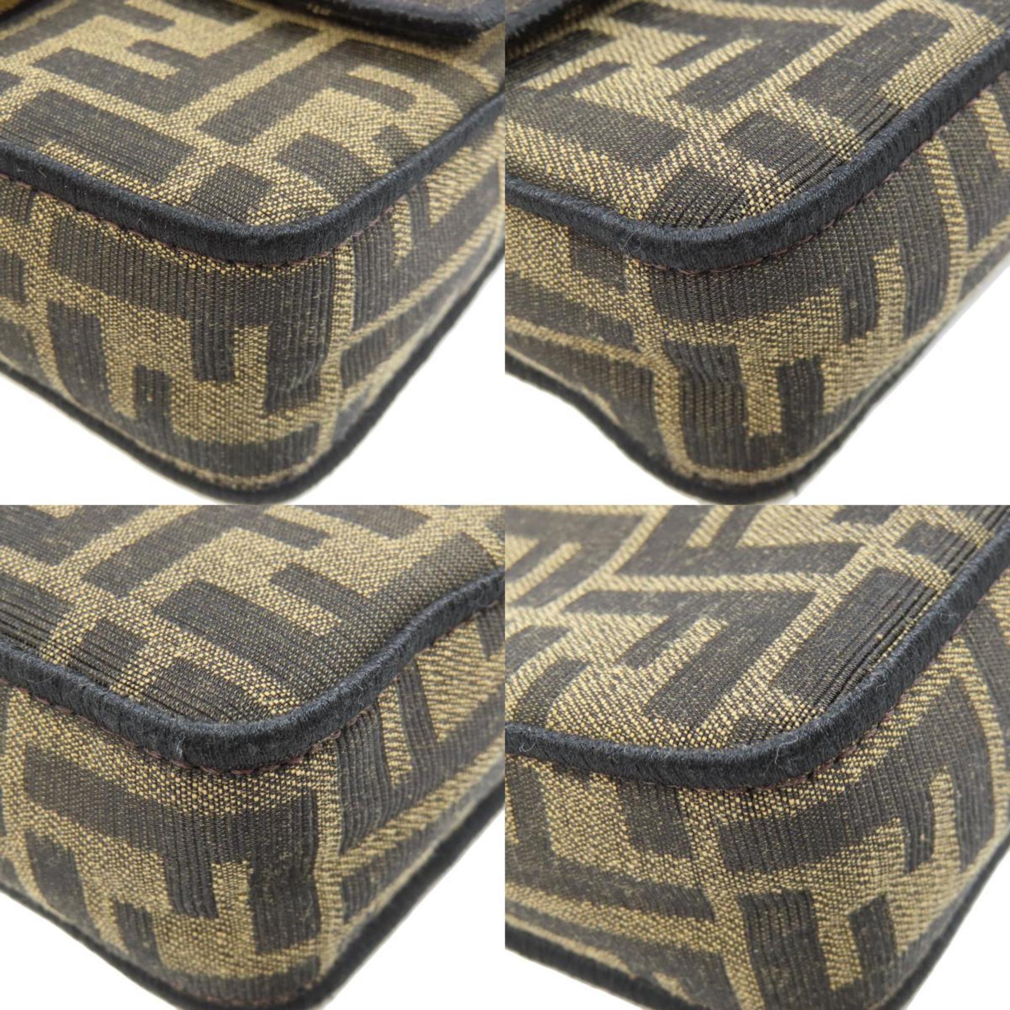 FDI Zucca pattern shoulder bag canvas for women