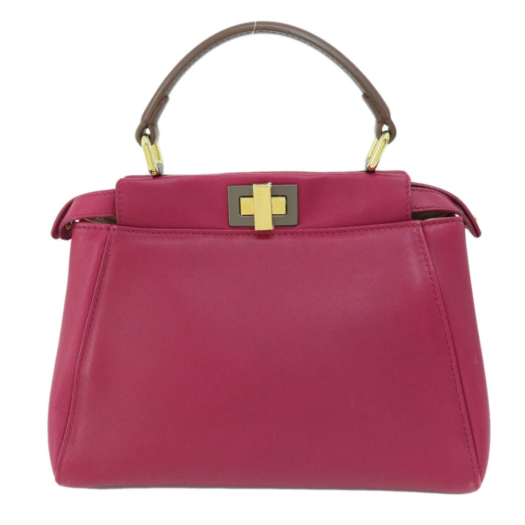 FDI Peekaboo handbag in calf leather for women