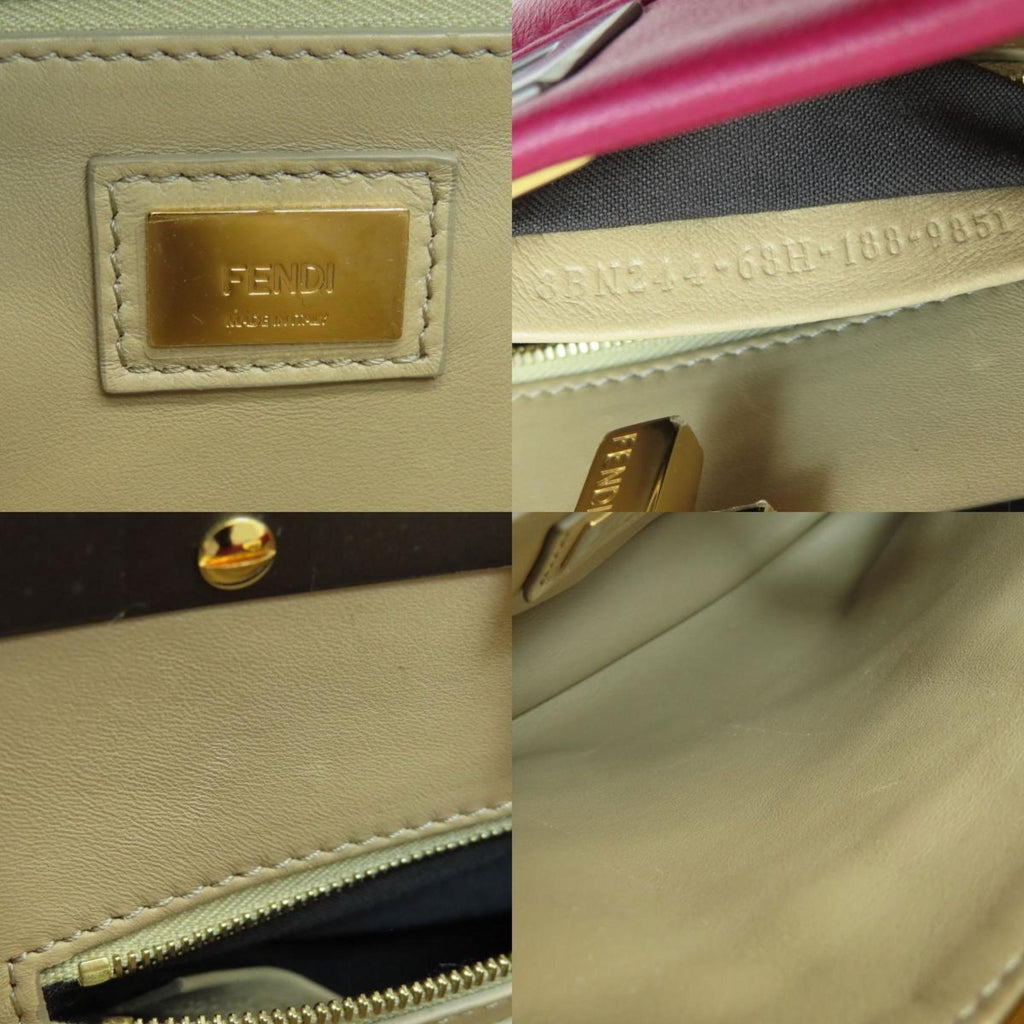 FDI Peekaboo handbag in calf leather for women