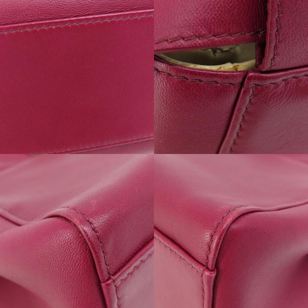 FDI Peekaboo handbag in calf leather for women