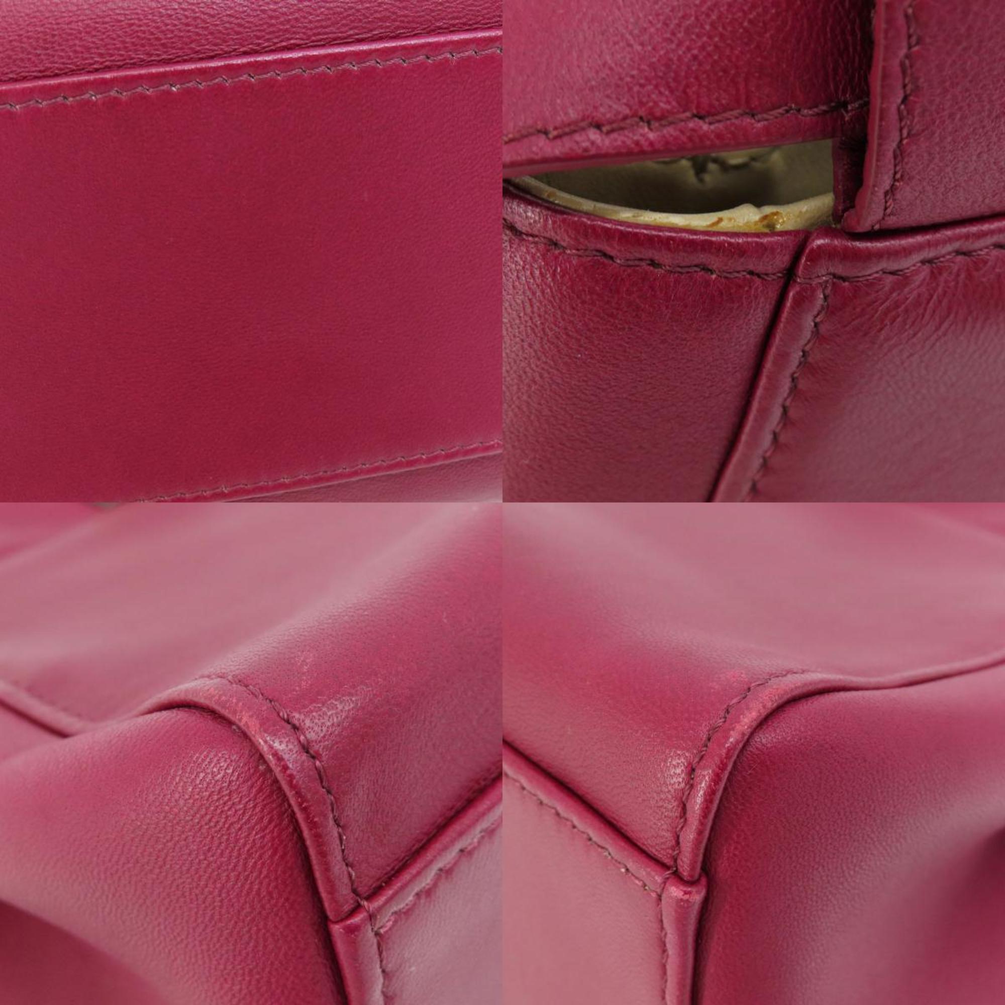 FDI Peekaboo handbag in calf leather for women