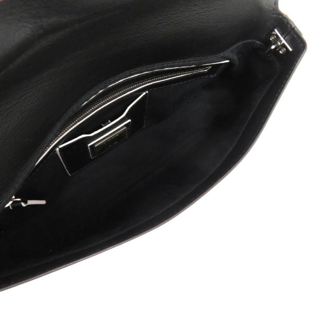 FDI Monster Bugs Leather Black Shoulder Bag 1662FENDI