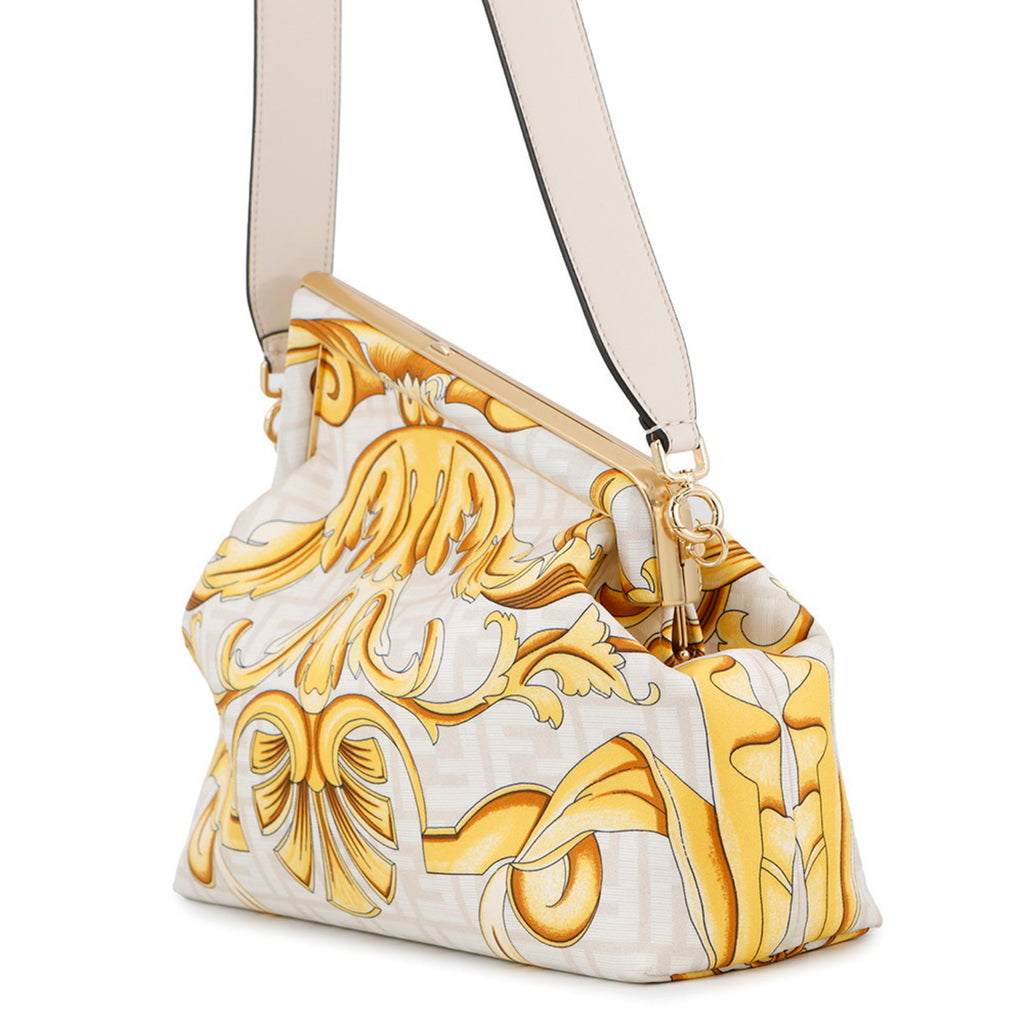 FDI Versace Collaboration Fendace First Medium Shoulder Bag 8BP127 FENDI 2-Way Clutch