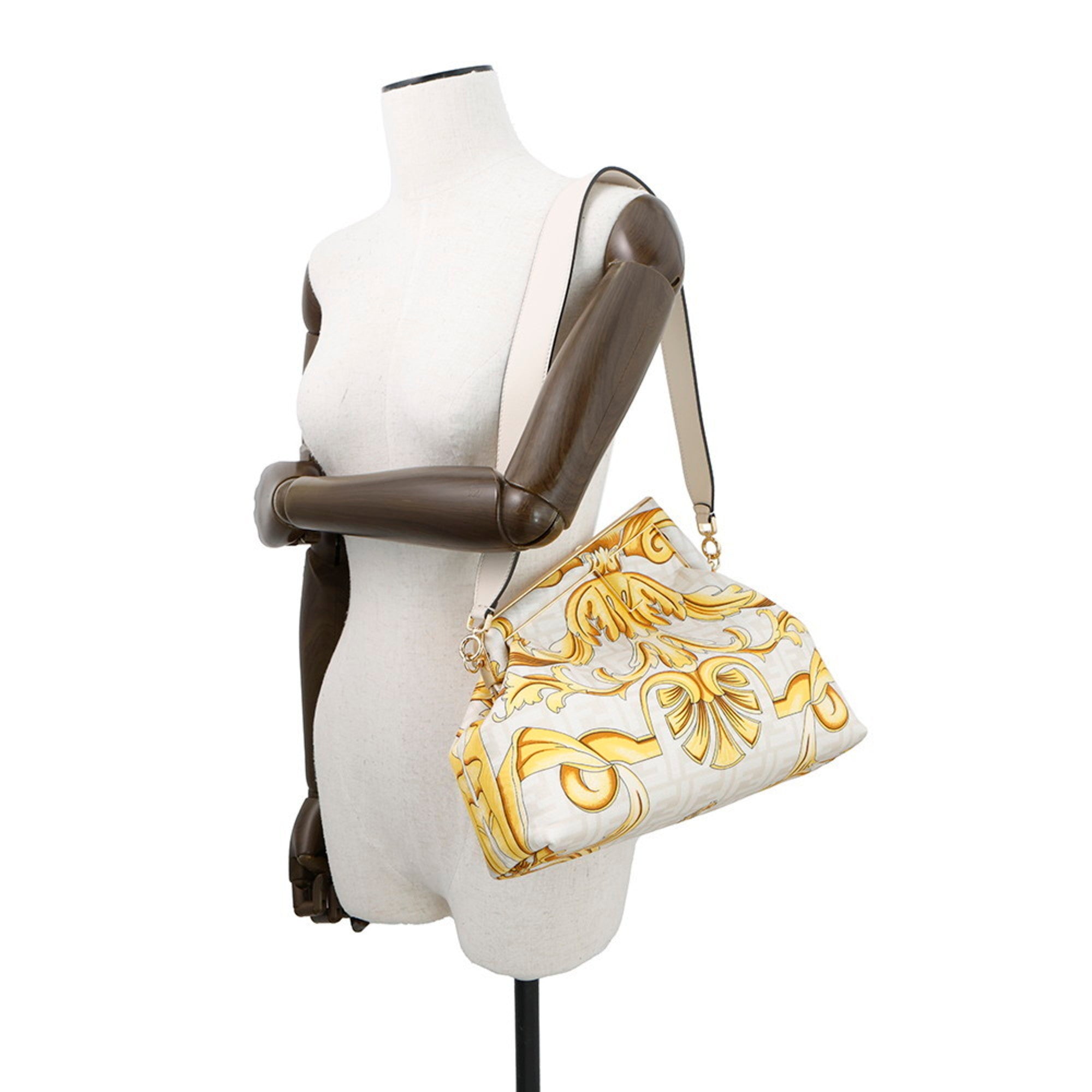 FDI Versace Collaboration Fendace First Medium Shoulder Bag 8BP127 FENDI 2-Way Clutch