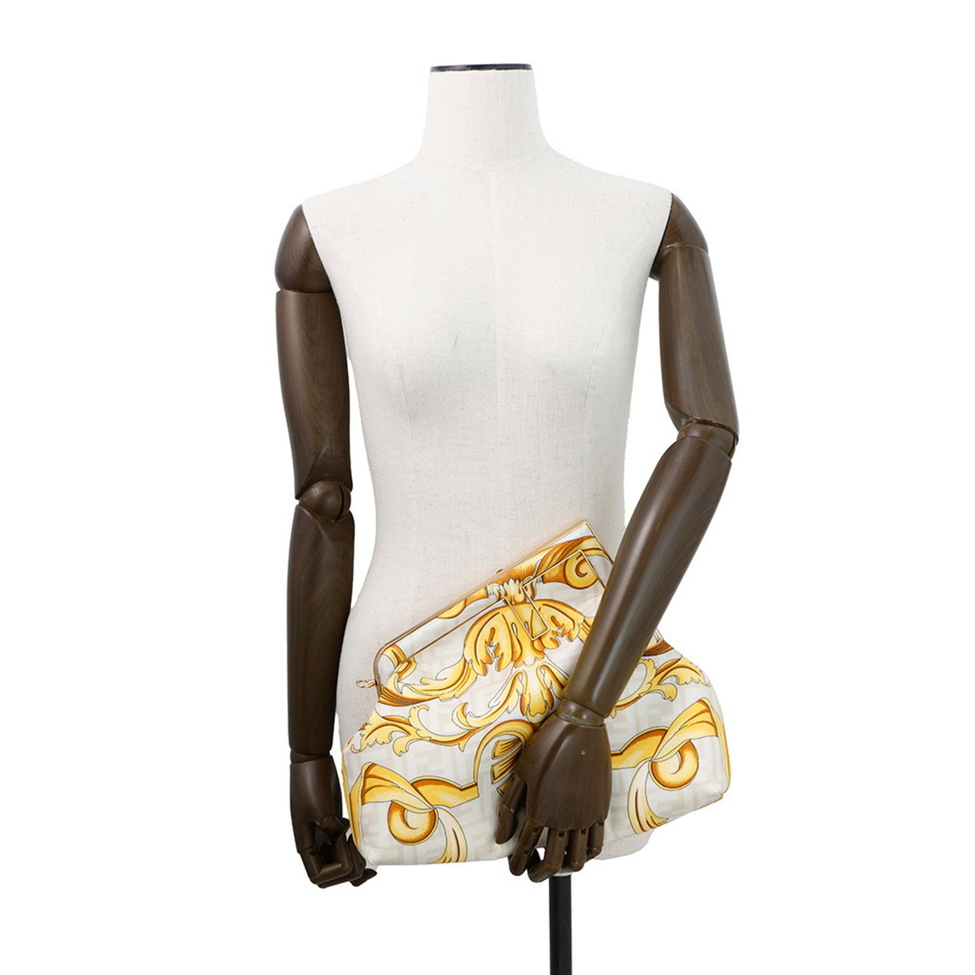 FDI Versace Collaboration Fendace First Medium Shoulder Bag 8BP127 FENDI 2-Way Clutch