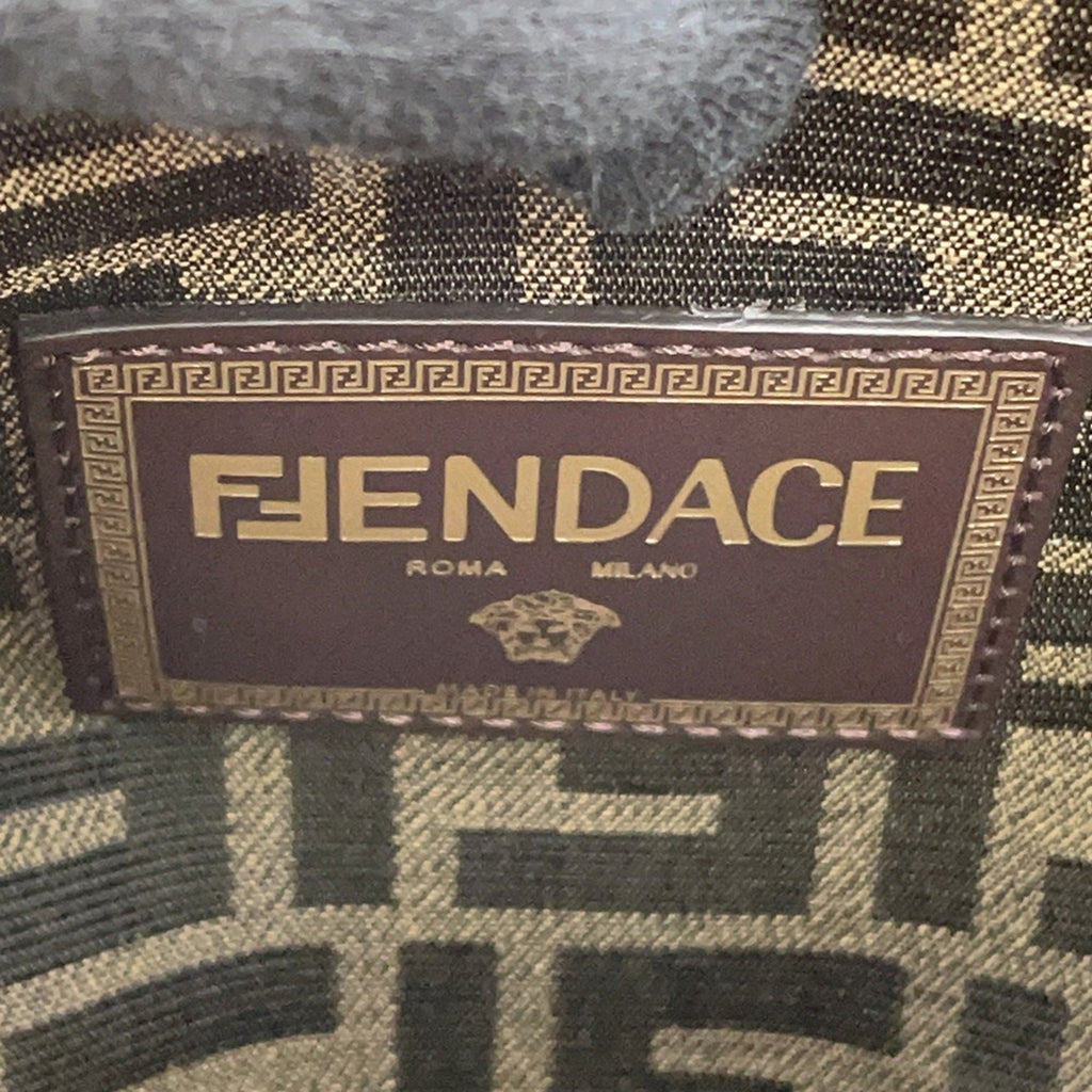 FDI Versace Collaboration Fendace First Medium Shoulder Bag 8BP127 FENDI 2-Way Clutch