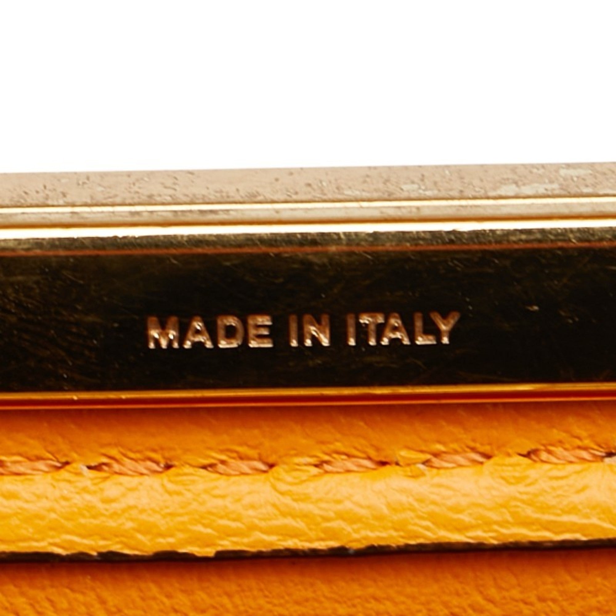 FDI Peekaboo Iseeu Medium Handbag 8BN321 Orange Leather Women's FENDI