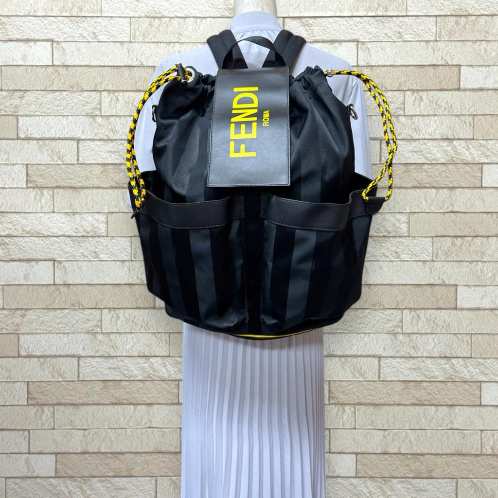 FDI Pecan Backpack/Daypack, Nylon, 7VZ056, Men's, FENDI