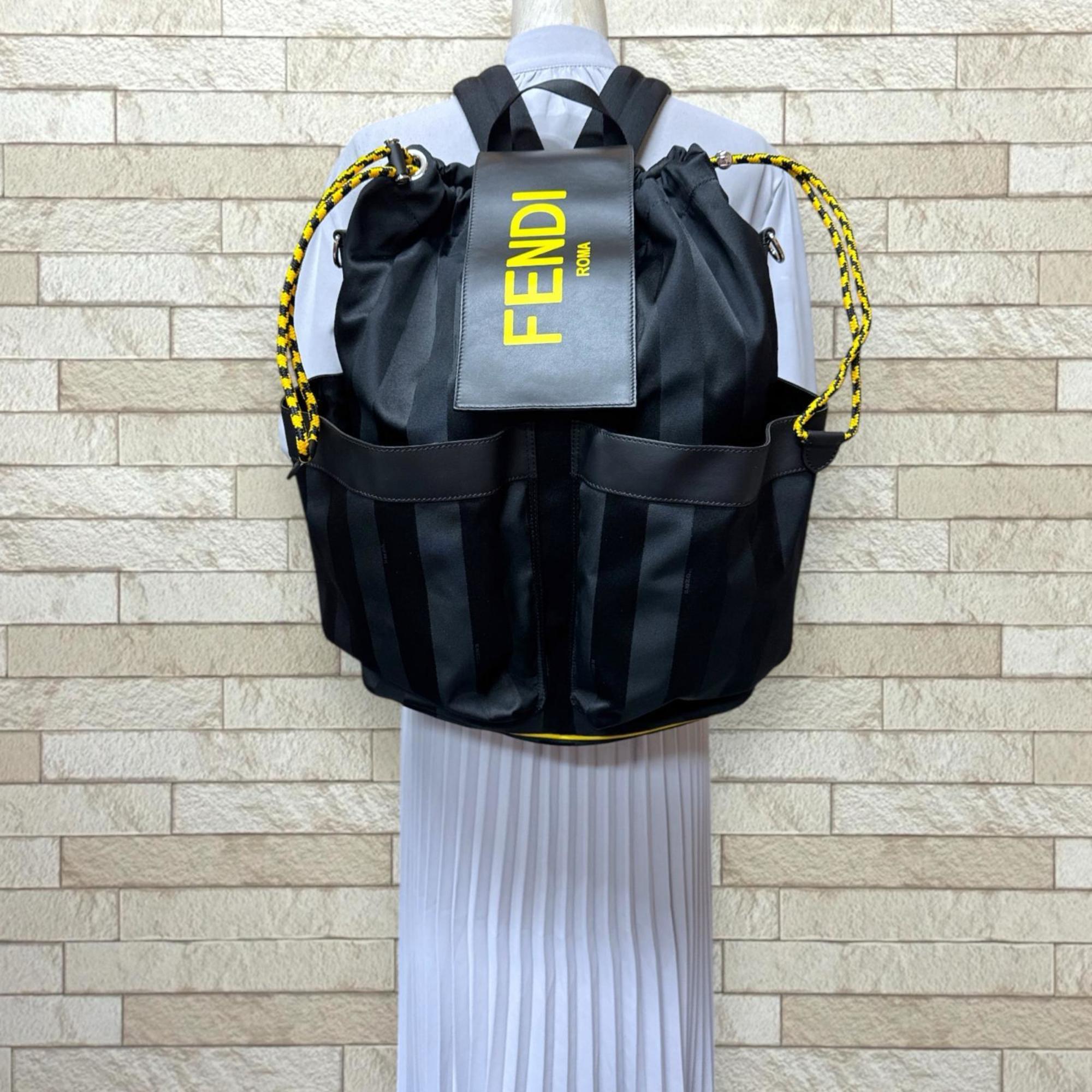 FDI Pecan Backpack/Daypack, Nylon, 7VZ056, Men's, FENDI