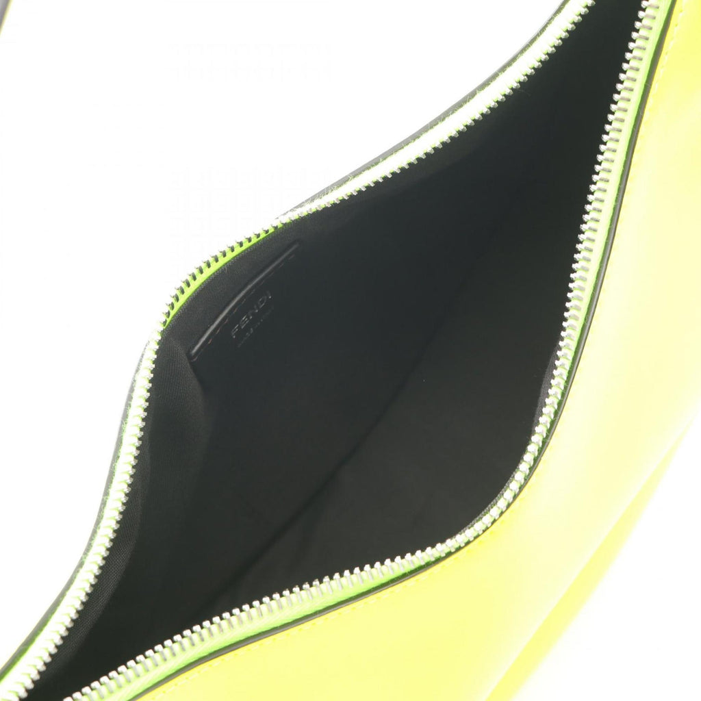 FDI FENDI handbag, leather, women's, yellow, 8BR798