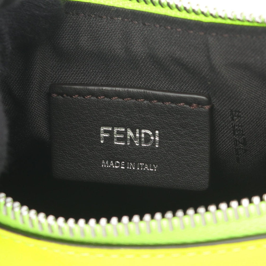 FDI FENDI handbag, leather, women's, yellow, 8BR798