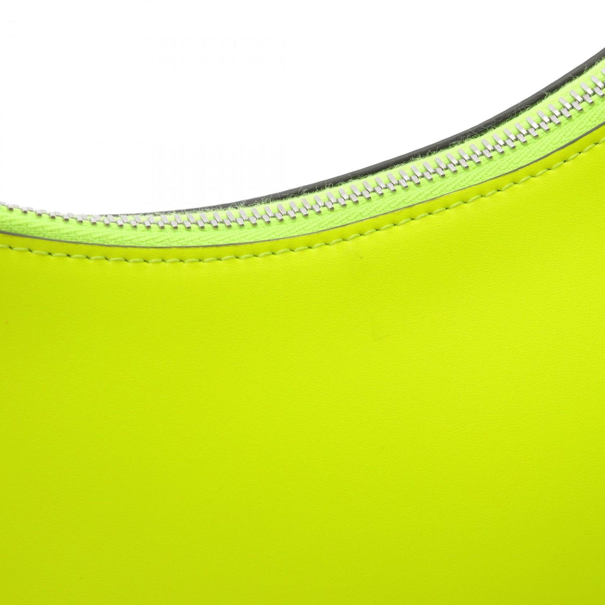 FDI FENDI handbag, leather, women's, yellow, 8BR798