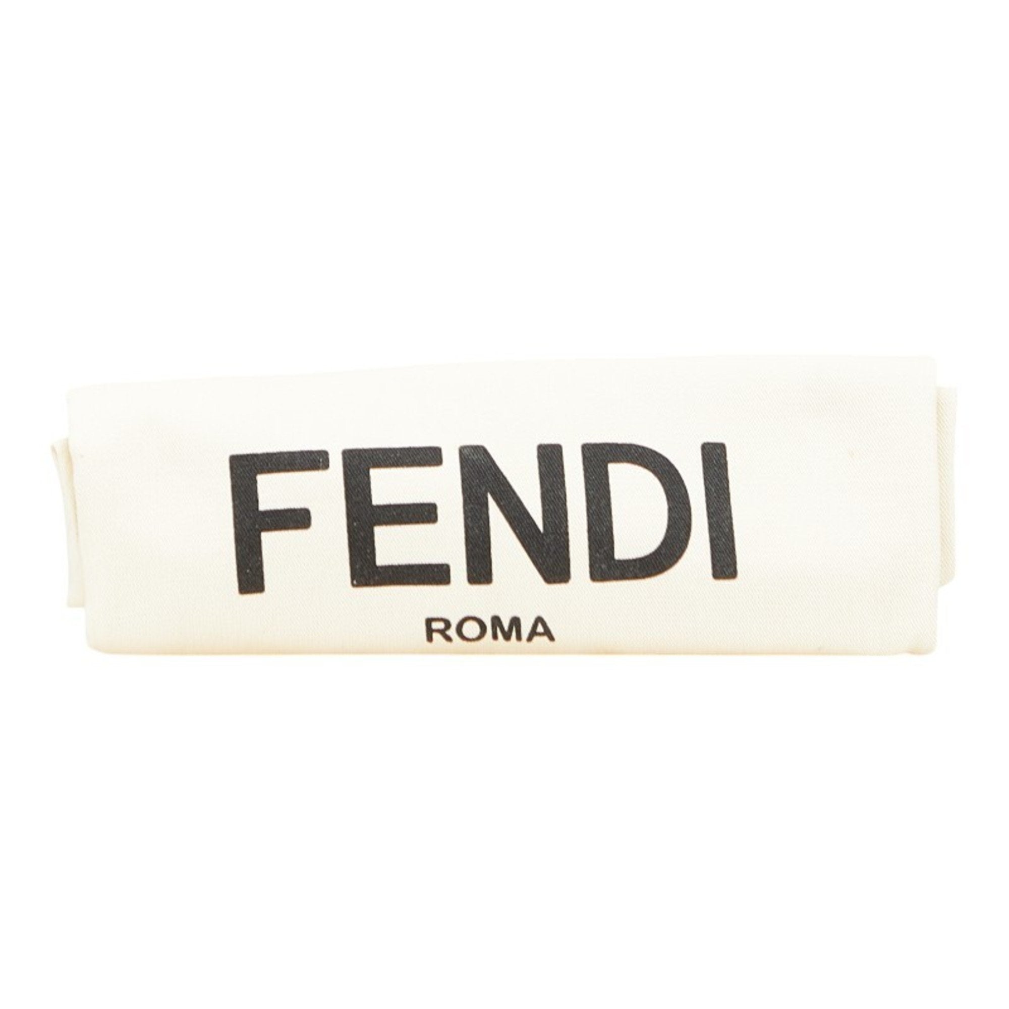 FDI Flower Stud Handbag/Shoulder Bag 2WAY 8BN298 Beige Multicolor Leather Women's FENDI