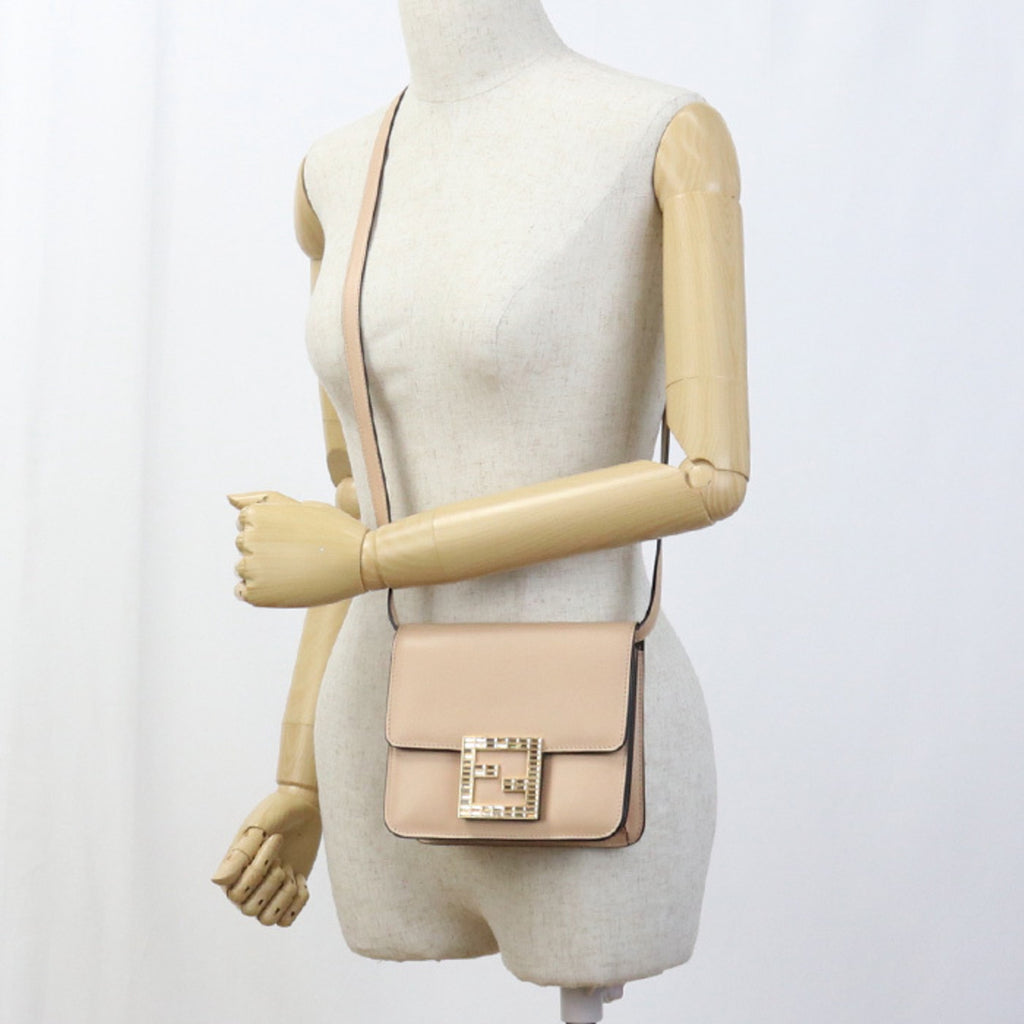 FDI Shoulder Bag FE88314 8BT325 AA1W Women's Beige