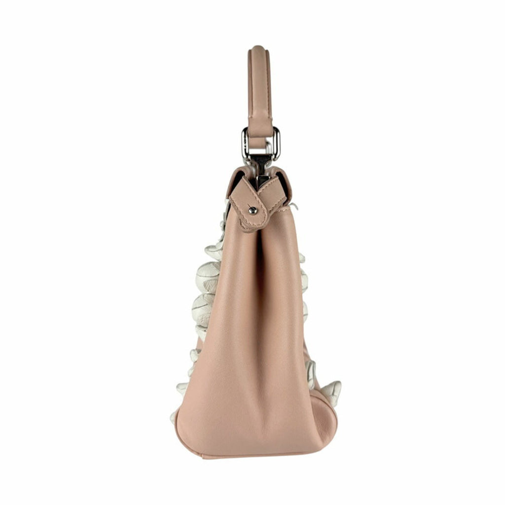 FDI Peekaboo Mini Leather Shoulder Bag, Pink, Women's, 8BN244-9GK, z7051