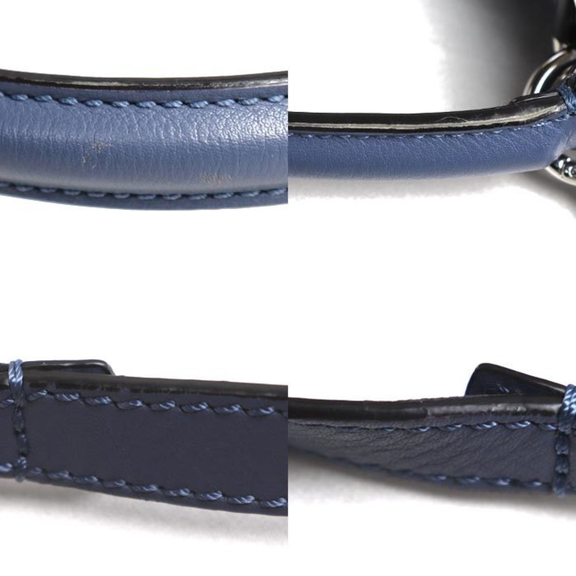 FDI Peekaboo Regular 2-Way Shoulder Bag Blue 8BN290 Women's