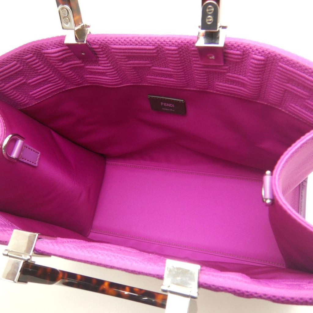 FDI Sunshine Medium 8BH386 Tote Bag, Canvas, Purple, Women's, 253068