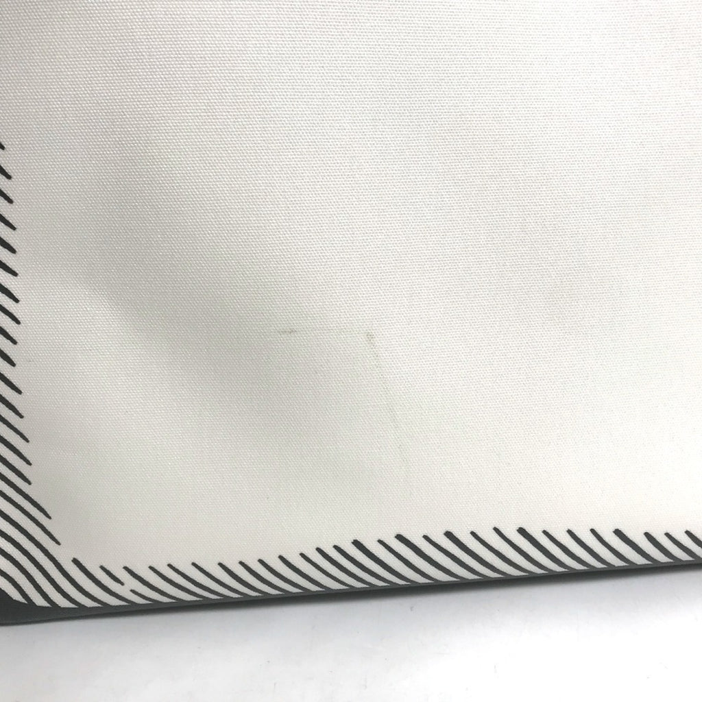 FDI 8BH357 Joshua Vides collaboration shopper bag, shoulder tote coated canvas, men's, white