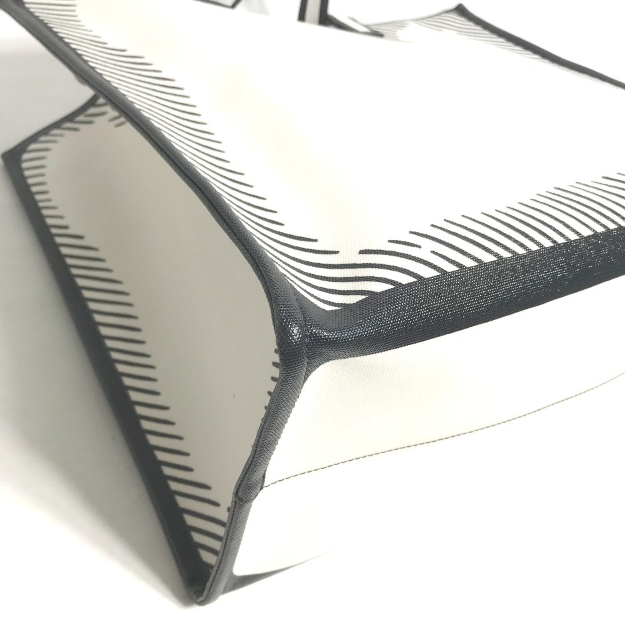 FDI 8BH357 Joshua Vides collaboration shopper bag, shoulder tote coated canvas, men's, white