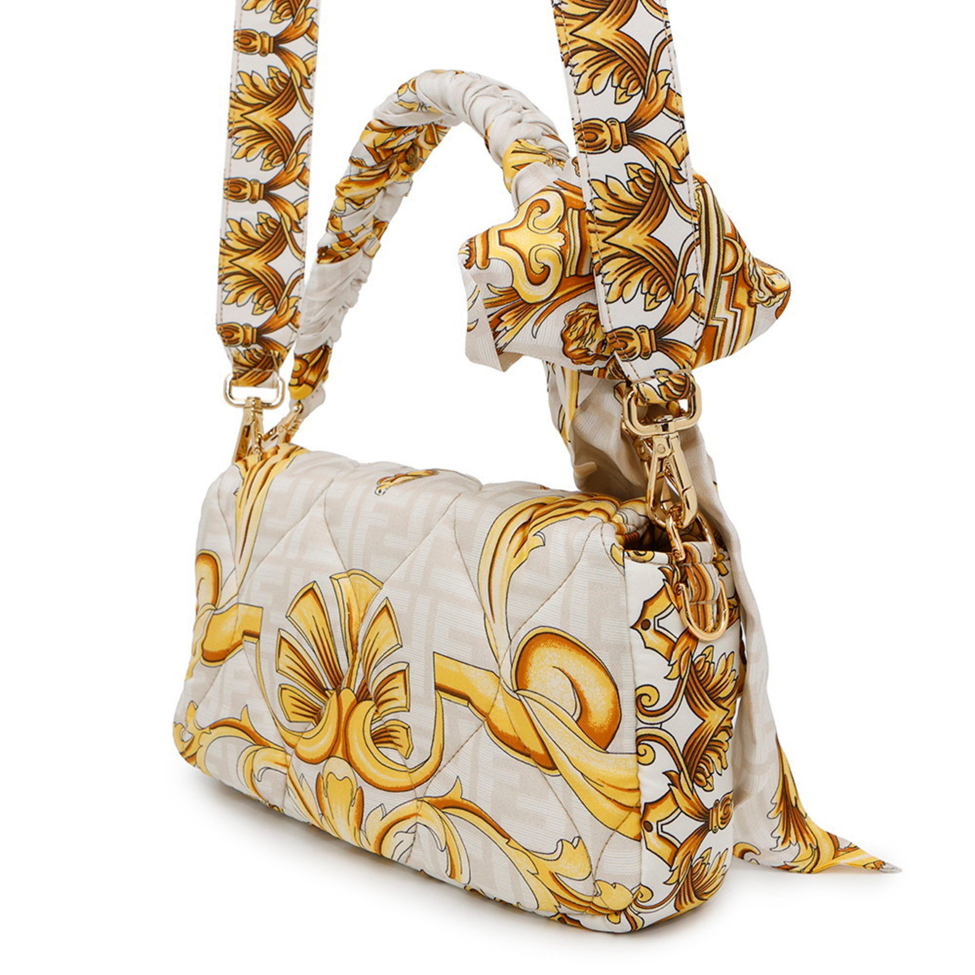 FDI handbag, Fendace Mamma Bucket nylon 8BR600, 2-way shoulder bag