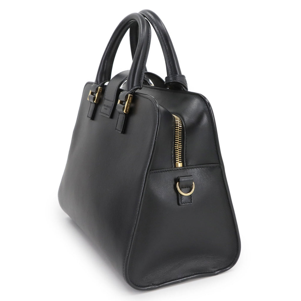 SLT Laurent Baby Cabas 2-way hand/shoulder bag in black leather (568853)
