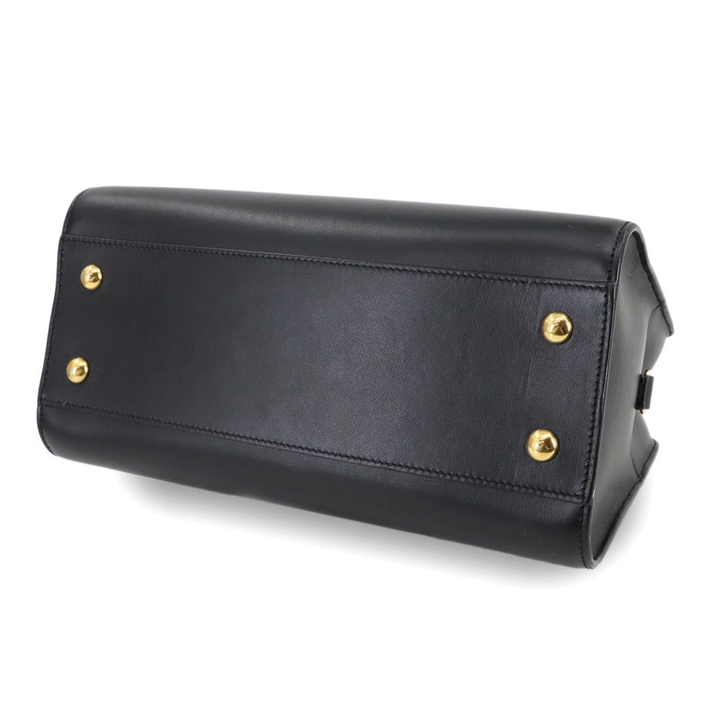 SLT Laurent Baby Cabas 2-way hand/shoulder bag in black leather (568853)