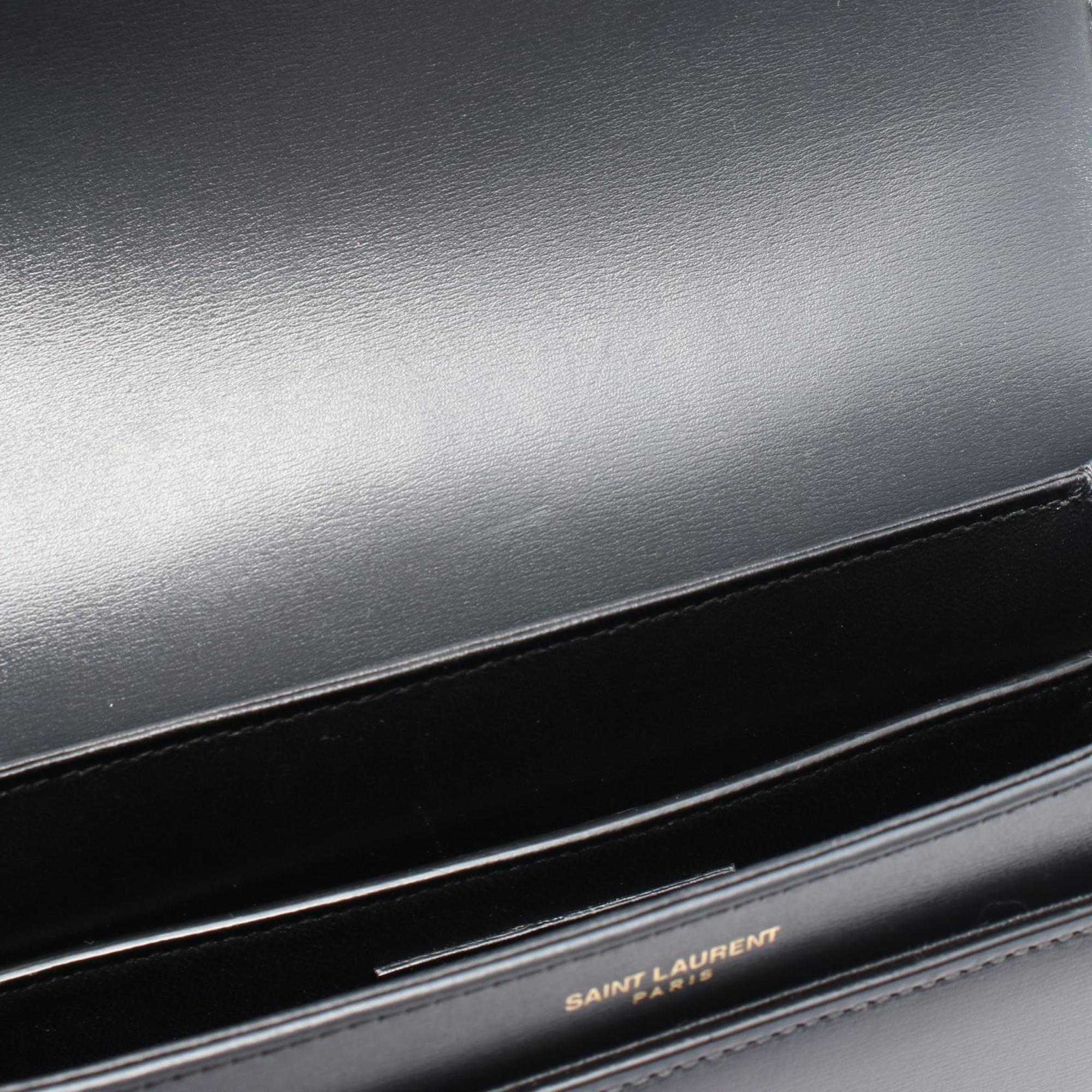 SLT Laurent LE61 Shoulder Bag, Leather, Women's, Gray, 568568