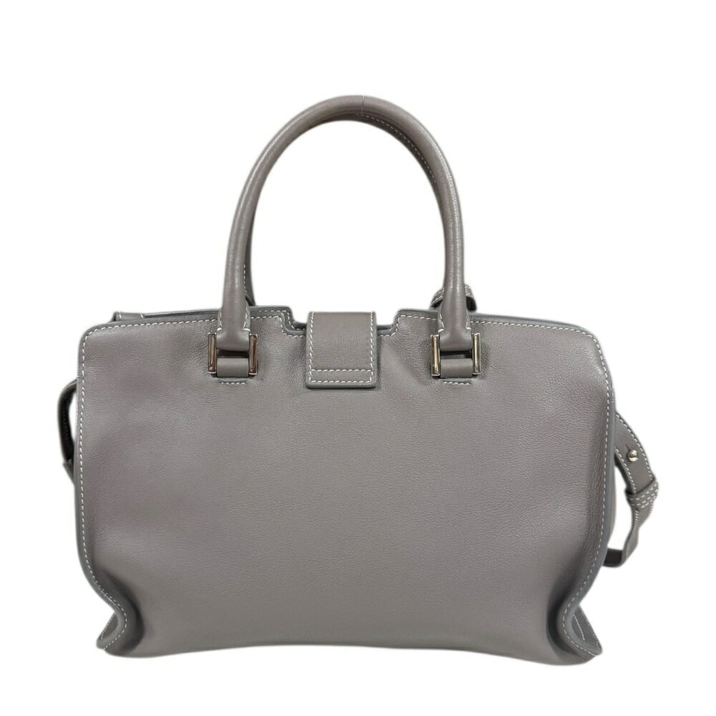 SLT Laurent Baby Cabas Shoulder Bag, Leather, 424868, Gray, Women's, SAINT LAURENT 2-Way