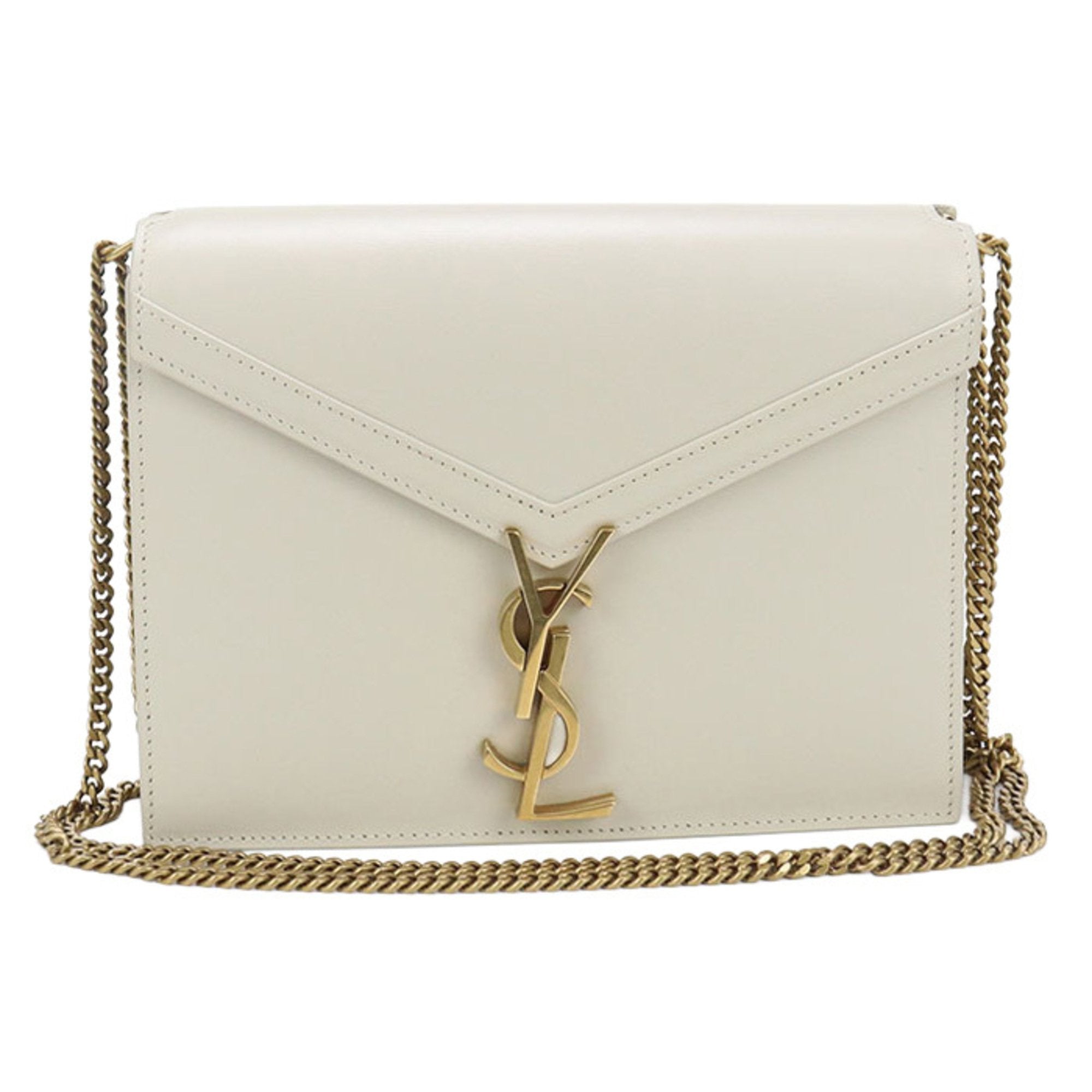SLT LAURENT Cassandra Shoulder Bag SL89144 532750 Chain Women's Ivory