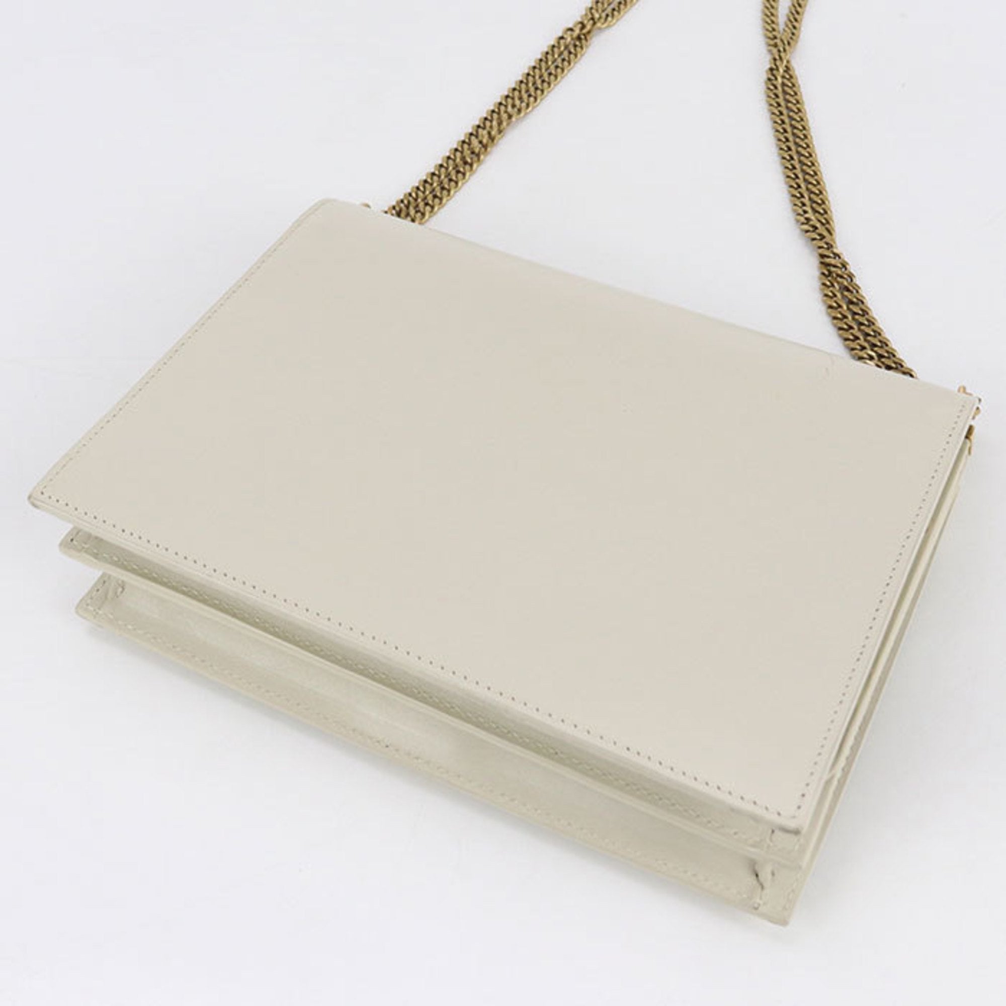 SLT LAURENT Cassandra Shoulder Bag SL89144 532750 Chain Women's Ivory