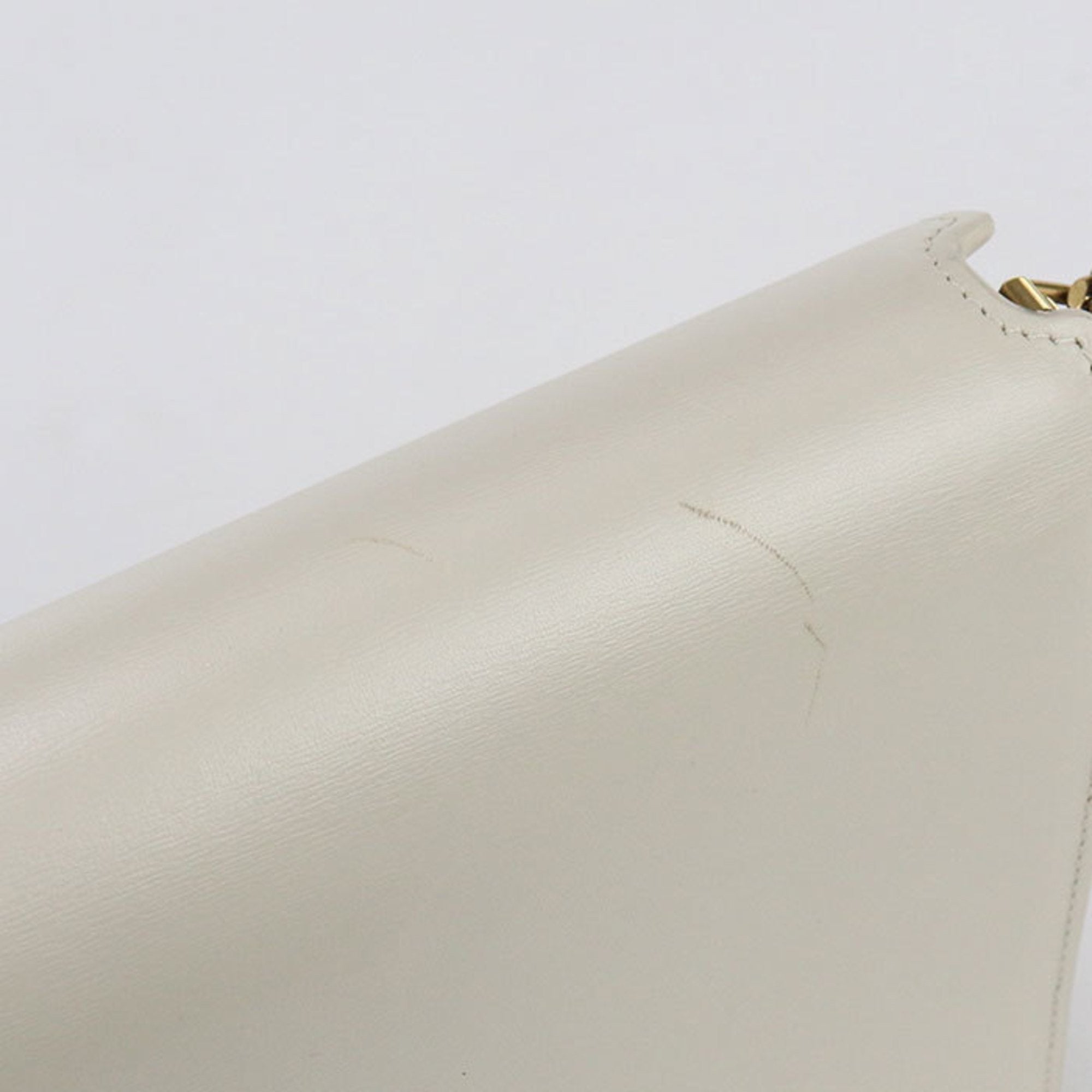 SLT LAURENT Cassandra Shoulder Bag SL89144 532750 Chain Women's Ivory