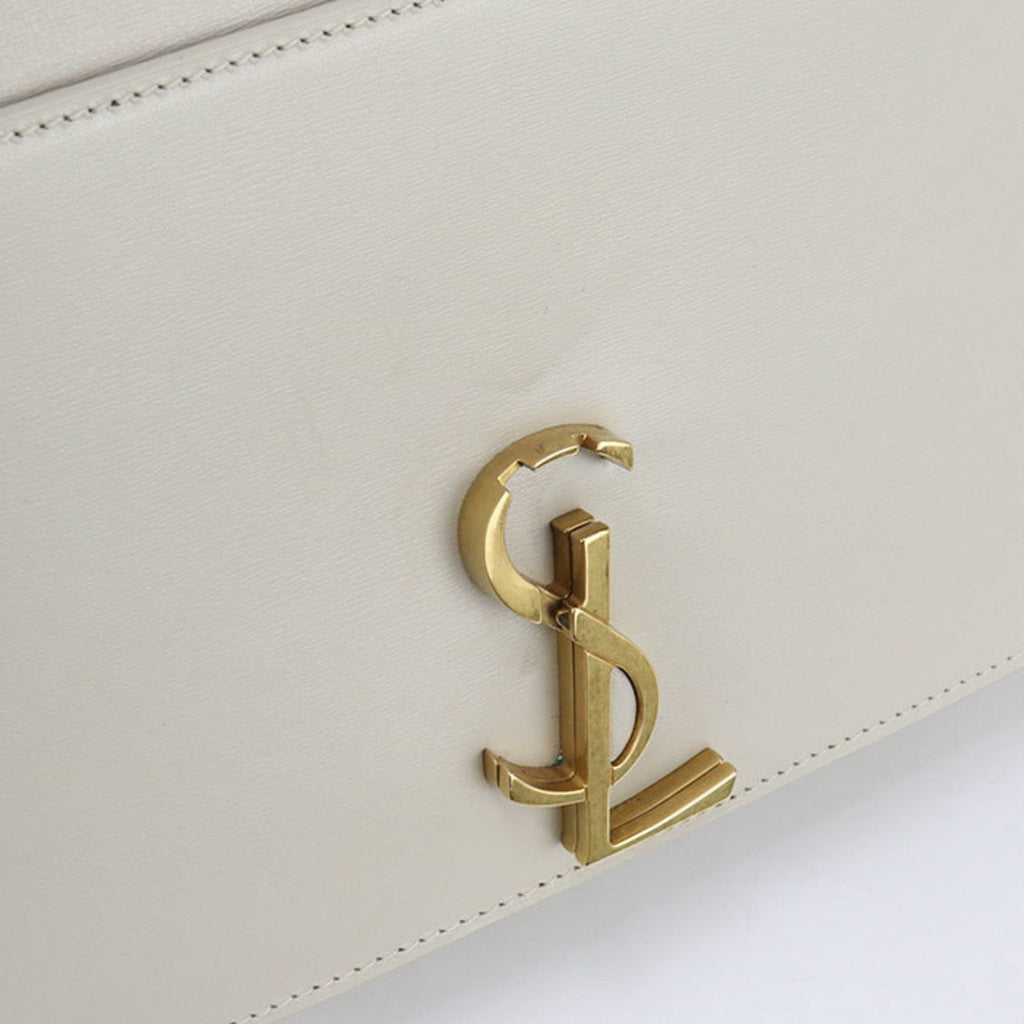 SLT LAURENT Cassandra Shoulder Bag SL89144 532750 Chain Women's Ivory