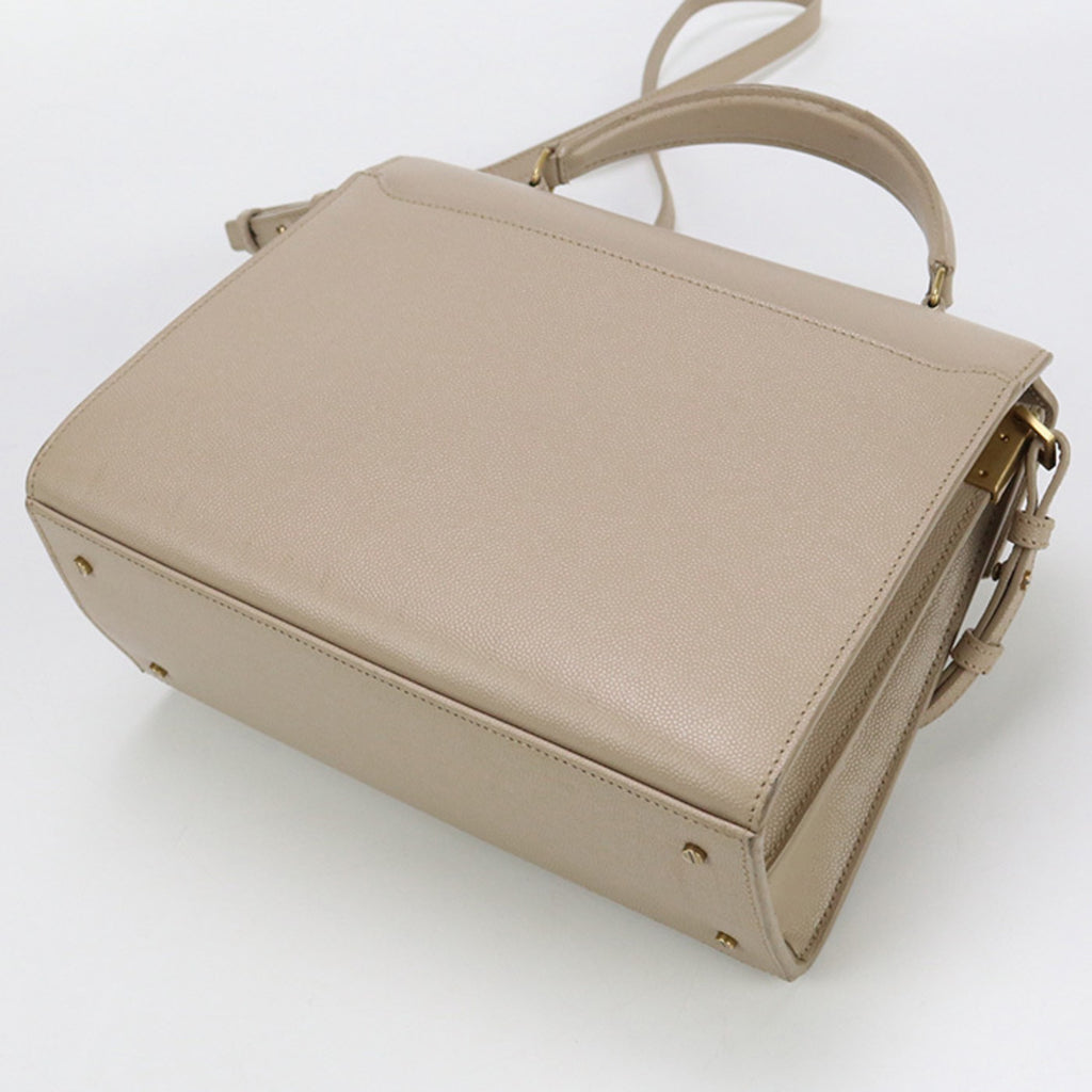 SLT LAURENT Cassandra Handbag SL88880 623931 Top Handle Medium Women's Beige