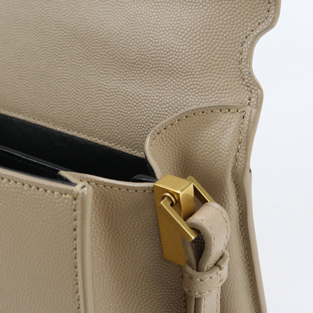 SLT LAURENT Cassandra Handbag SL88880 623931 Top Handle Medium Women's Beige