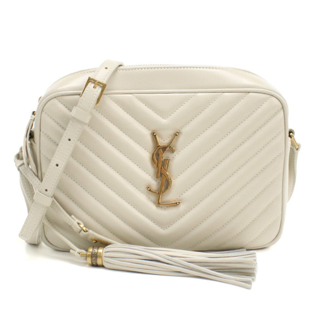 SLT LAURENT Saint Laurent Crossbody Shoulder Bag 574494 Lou Women's White