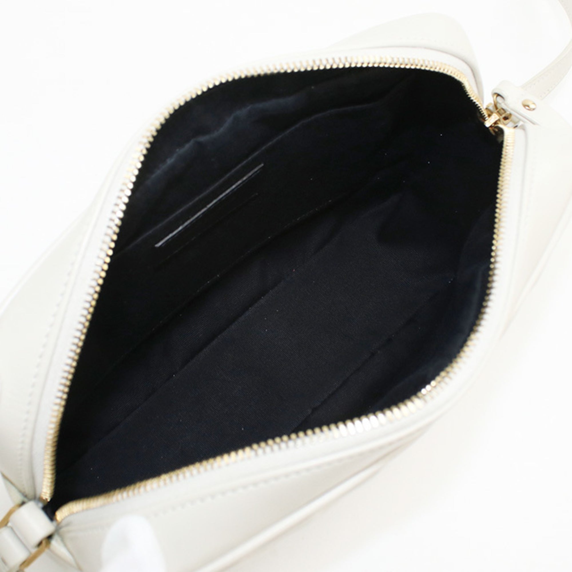 SLT LAURENT Saint Laurent Crossbody Shoulder Bag 574494 Lou Women's White