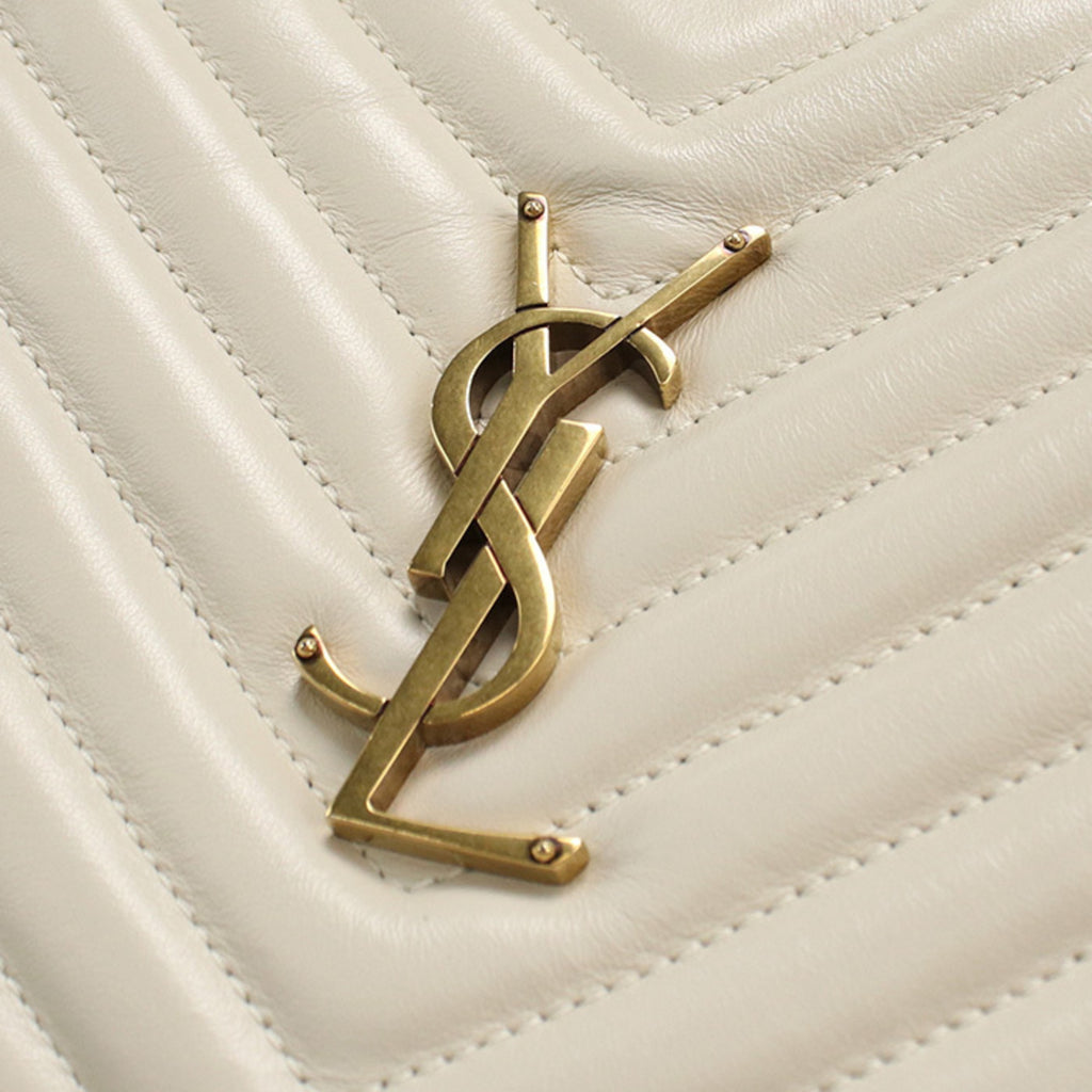 SLT LAURENT Saint Laurent Crossbody Shoulder Bag 574494 Lou Women's White