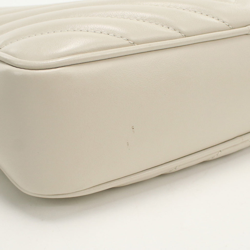 SLT LAURENT Saint Laurent Crossbody Shoulder Bag 574494 Lou Women's White