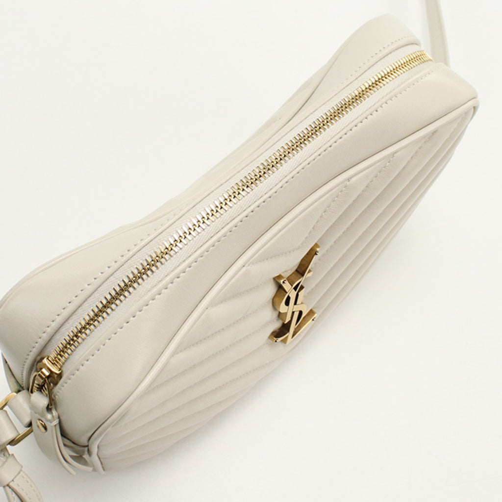 SLT LAURENT Saint Laurent Crossbody Shoulder Bag 574494 Lou Women's White