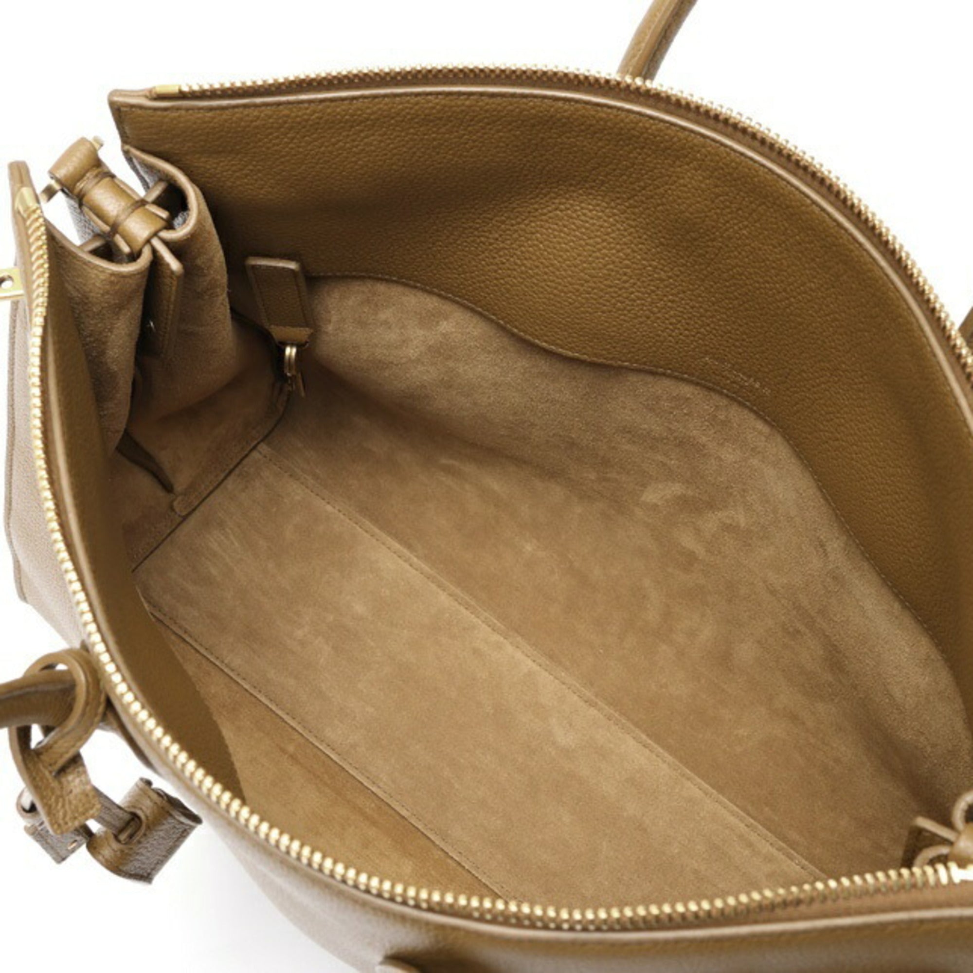 SLT Laurent SAINT LAURENT Thin Large Sac du Jour 737586 Grained Leather Camel K-158493