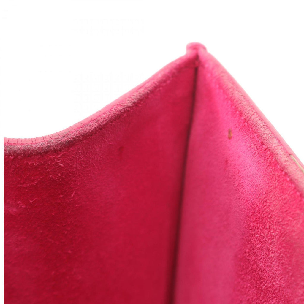 SLT Laurent Kate Monogram Shoulder Bag, Leather, Women's, Pink, 354119