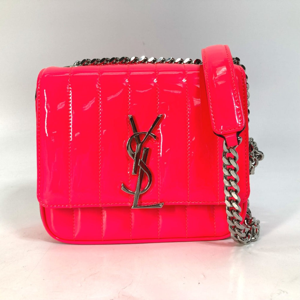 SLT Laurent Paris 538439 YSL Chain Crossbody bag Shoulder Bag Pink Based
