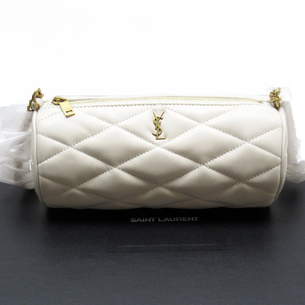 SLT Laurent SAINT LAURENT handbag leather ivory women's 699703 t19370f