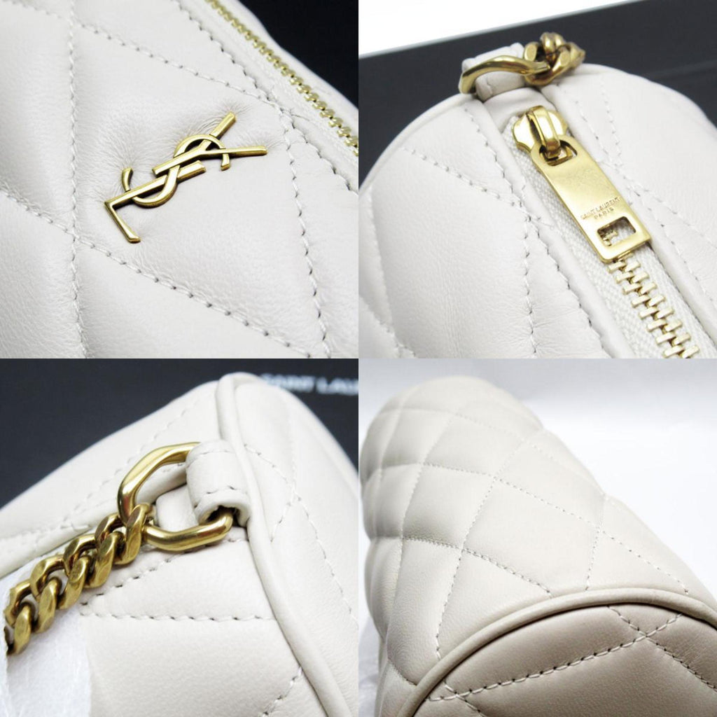 SLT Laurent SAINT LAURENT handbag leather ivory women's 699703 t19370f