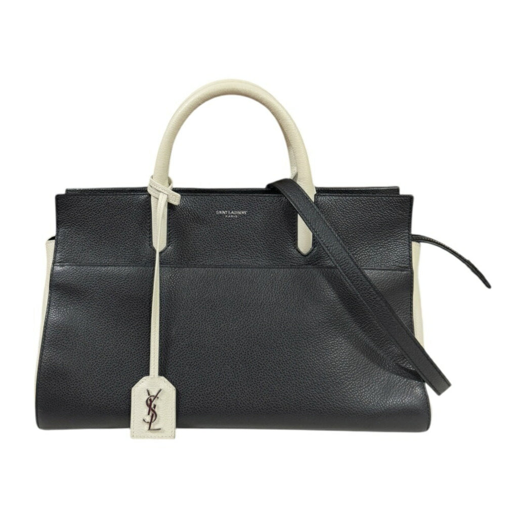 SLT Laurent Cabas Rive Gauche Shoulder Bag Leather 436620 Black Women's SAINT LAURENT