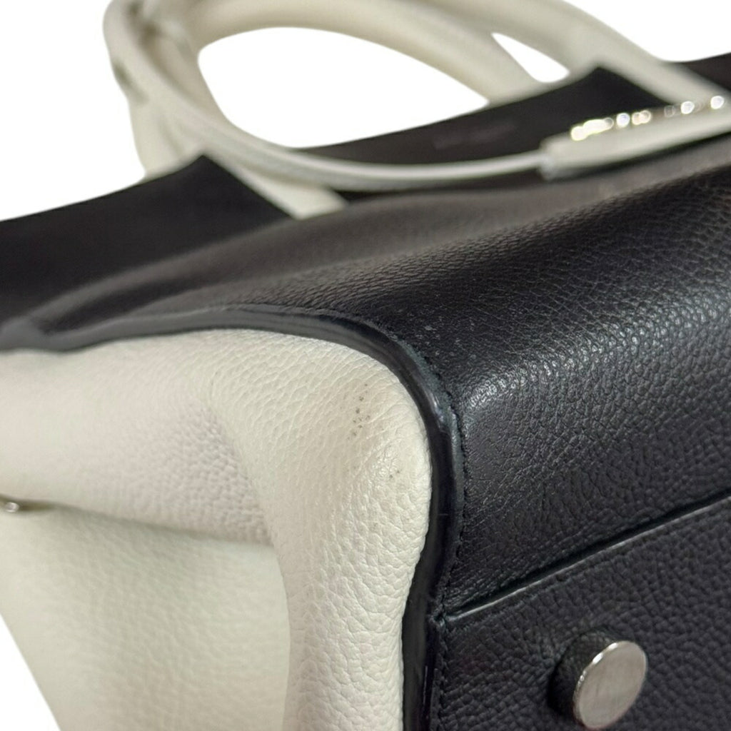 SLT Laurent Cabas Rive Gauche Shoulder Bag Leather 436620 Black Women's SAINT LAURENT