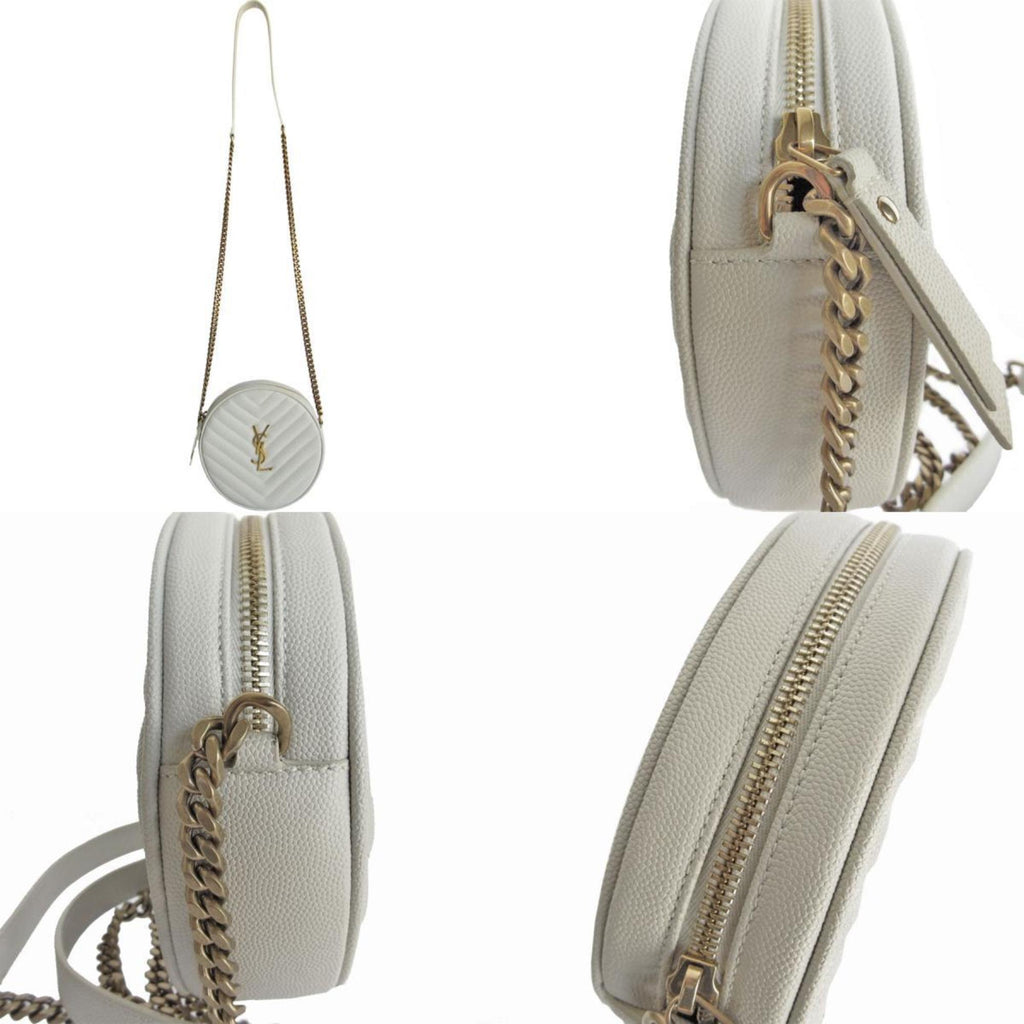 SLT Laurent shoulder bag leather ivory gold women's s0239f