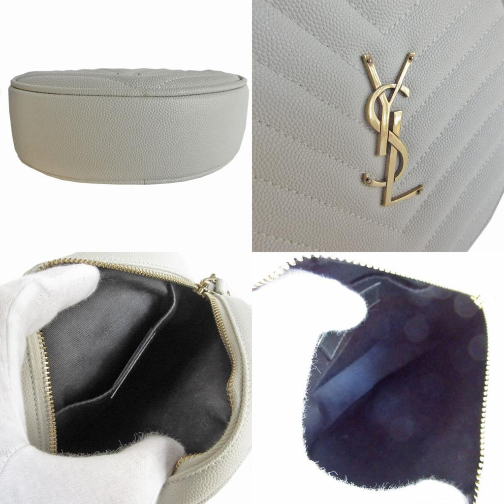 SLT Laurent shoulder bag leather ivory gold women's s0239f