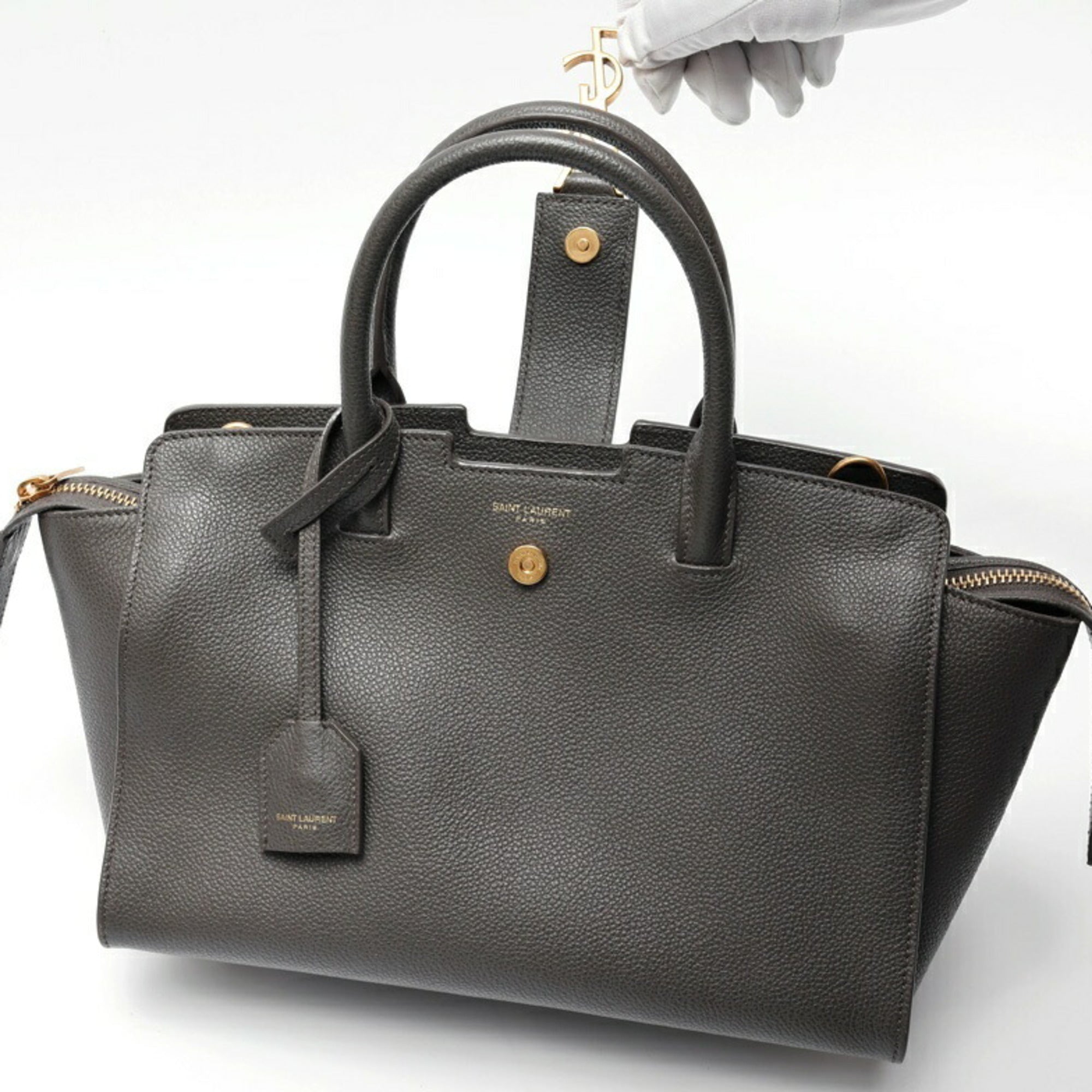 SLT Laurent Downtown Baby 635346 Leather Gray S-158912